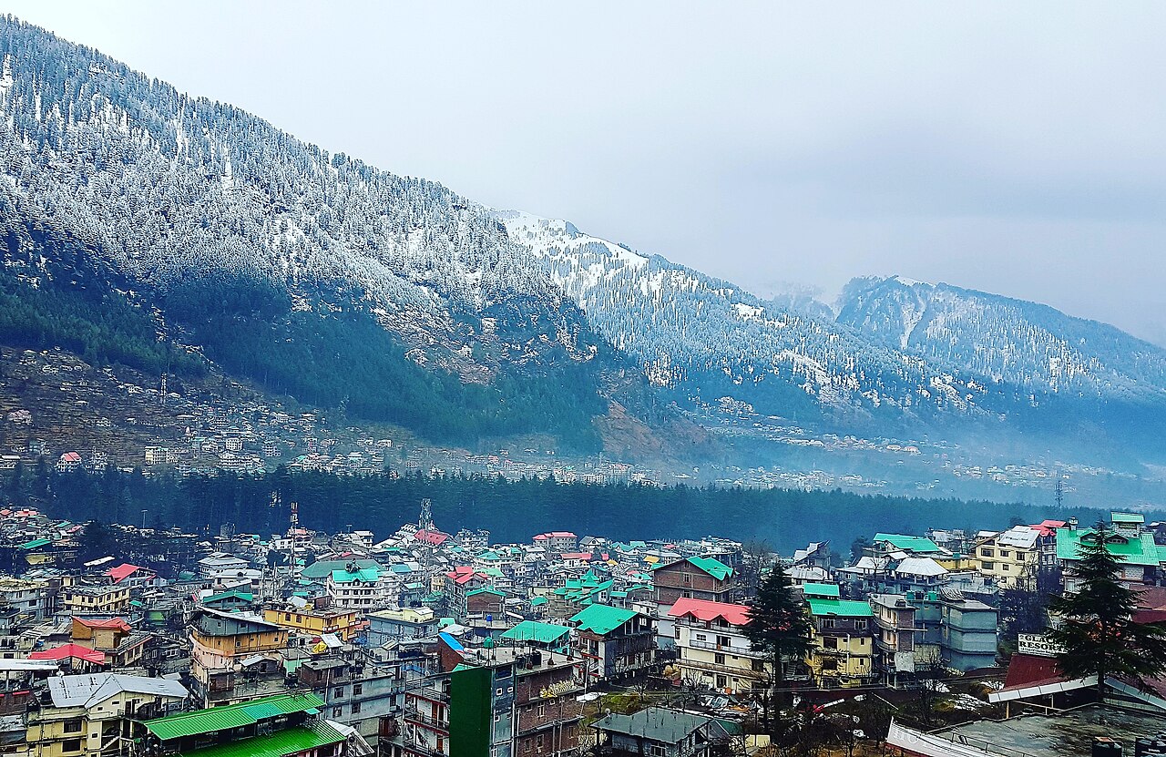 Delhi to Manali route